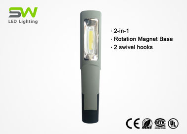 Dayanıklı Şarj Edilebilir 2 In 1 El LED İş Işığı, 2 Kanca Ve Mıknatıslı