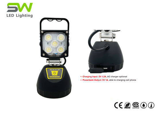 Dış Mekan Kullanımı İçin 15W Suya Dayanıklı LED Çalışma Işığı Manyetik Tabanı