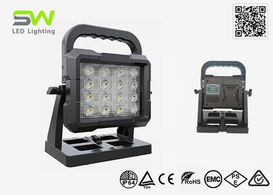 Taşınabilir 18V Bosch Ryobi Dewalt Pille Çalıştırılan İş Fenerleri 50W 5000 Lumen