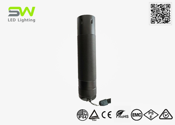 EDC Çarpışma Boyutu Denetim Fener 320 Lumen 3 Parça AAA Pil tarafından Güçlendirilir