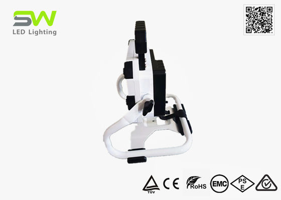 100W 10000 Lumen 18V Elektrik Aracı Aküle Güçlendirilmiş İş Işığı Metal Standla