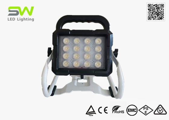 5000 lumen şarj edilebilir 18V pil ile çalışan metal duruşlu iş ışığı