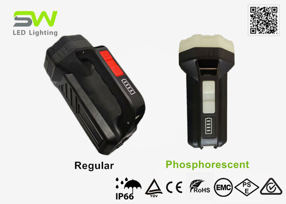 Şarj edilebilir Gece - Parlak El Arama Fenerleri Yangın Savaşımı Kurtarma IP66 Su geçirmez