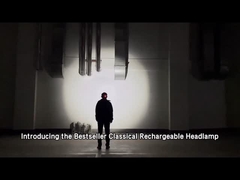 Manyetik Şarj edilebilir Yüksek Lumen LED Far Kırmızı Uyarı Fenerle Zoomlanabilir