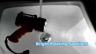 Sizin İçin Asma Kancalı Kompakt 1000 Lümen Şarj Edilebilir Yüzen Deniz Spot Işığını Tanıtın