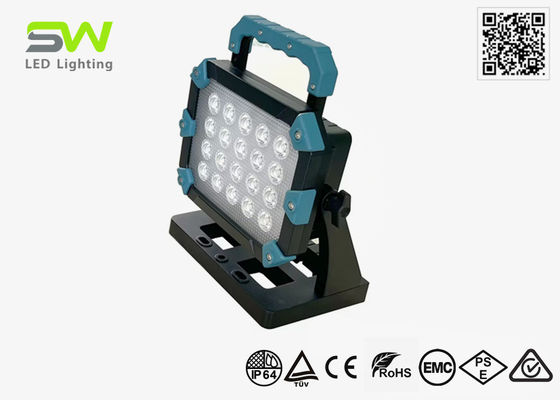 Yüksek Güçlü 60W LED El Çalışma Işığı Üç ayaklı Montajlı 18V Güçli Araç Pil